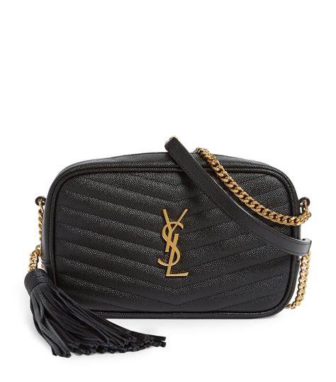 ysl black mini lou bag|YSL mini lou camera bag.